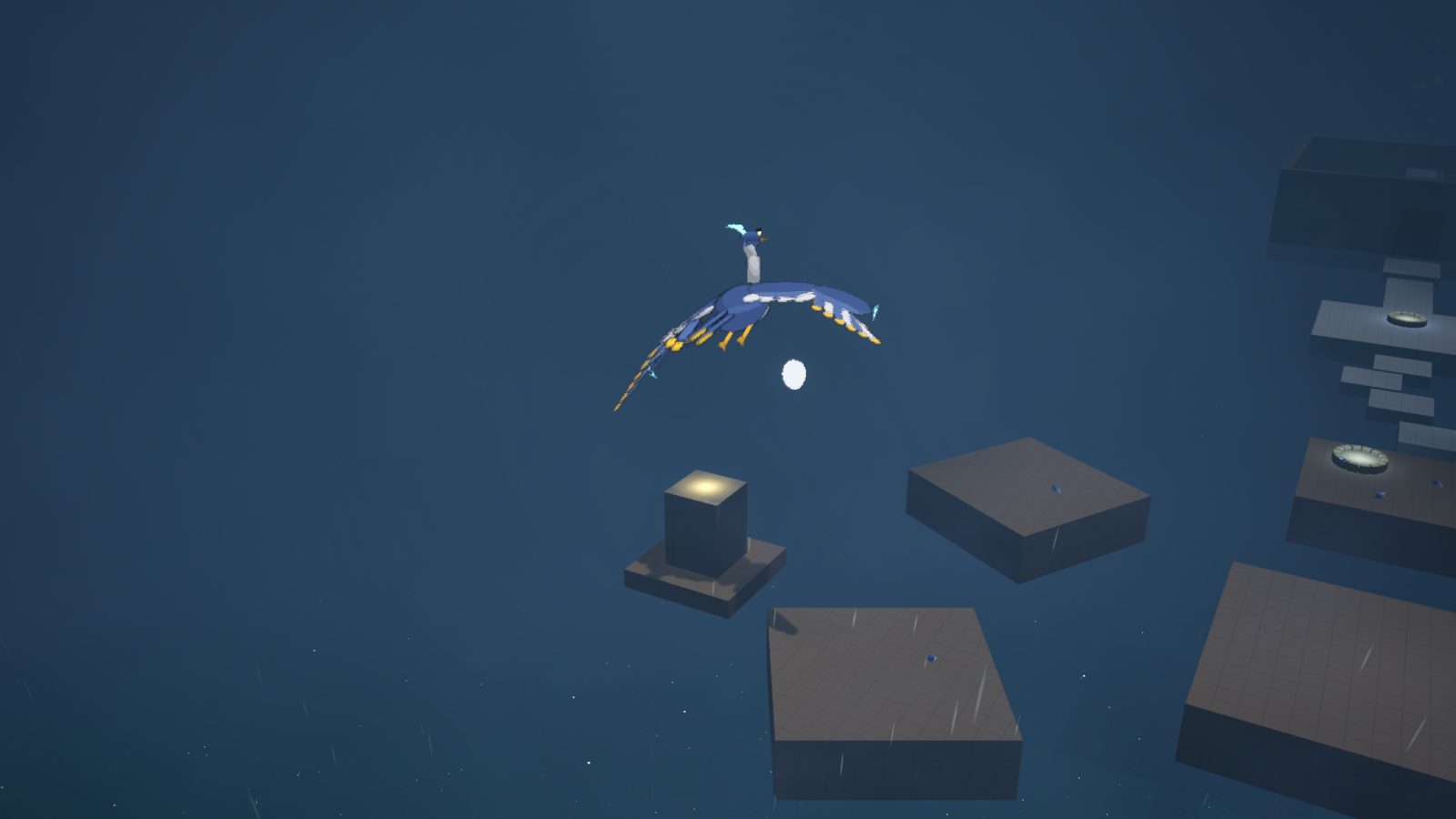 The Gale Mother gliding over her islands