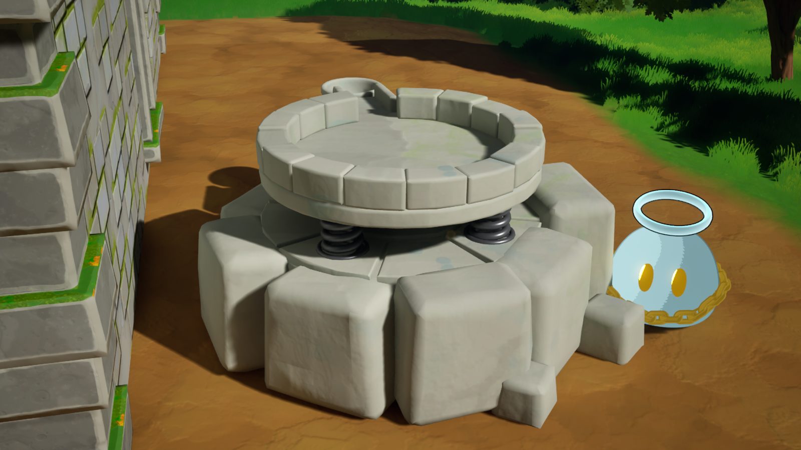 A juice press of carved stone beside a Soul